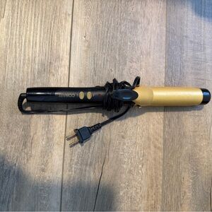 Conair Black and Gold Curling Iron, 3” barrel